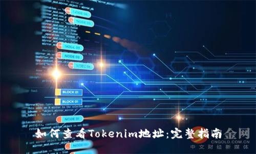 如何查看Tokenim地址：完整指南