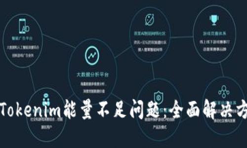 如何解决Tokenim能量不足问题：全面解决方案与技巧