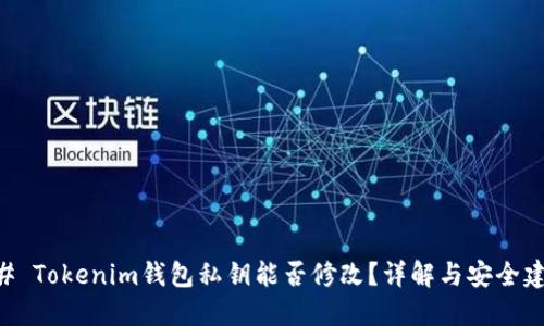 ## Tokenim钱包私钥能否修改？详解与安全建议
