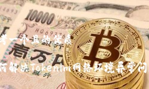 思考一个且的优质

如何解决Tokenim网络环境异常问题？