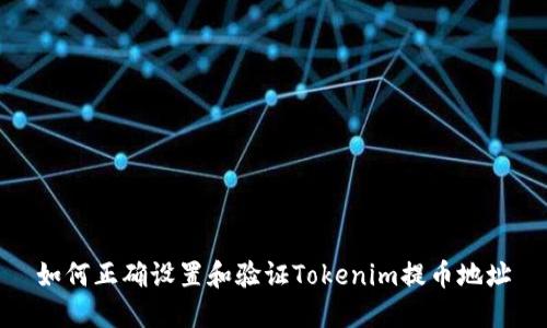 如何正确设置和验证Tokenim提币地址