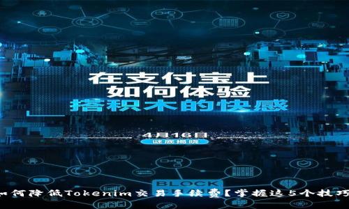 如何降低Tokenim交易手续费？掌握这5个技巧！