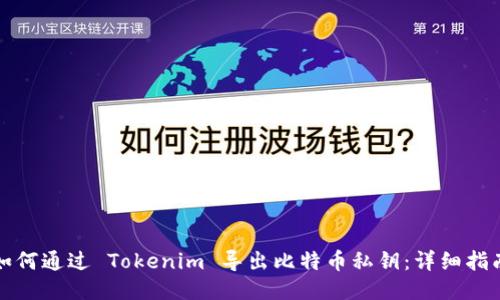 如何通过 Tokenim 导出比特币私钥：详细指南